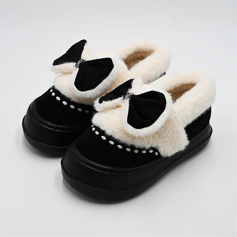 Bowknot katoenen slippers