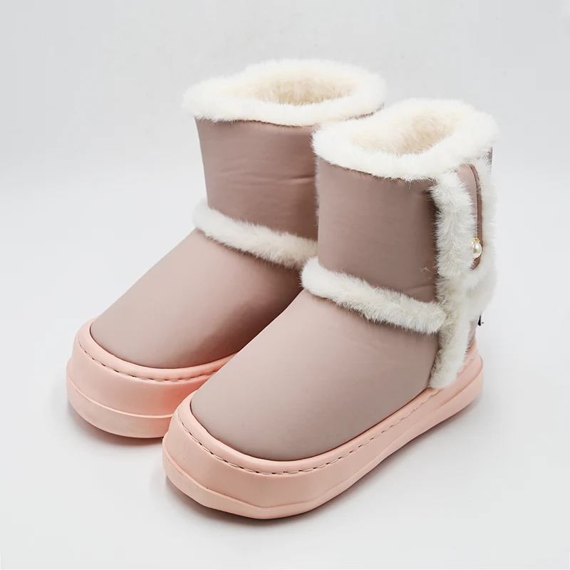 Pluche hoge sneeuwlaarzen